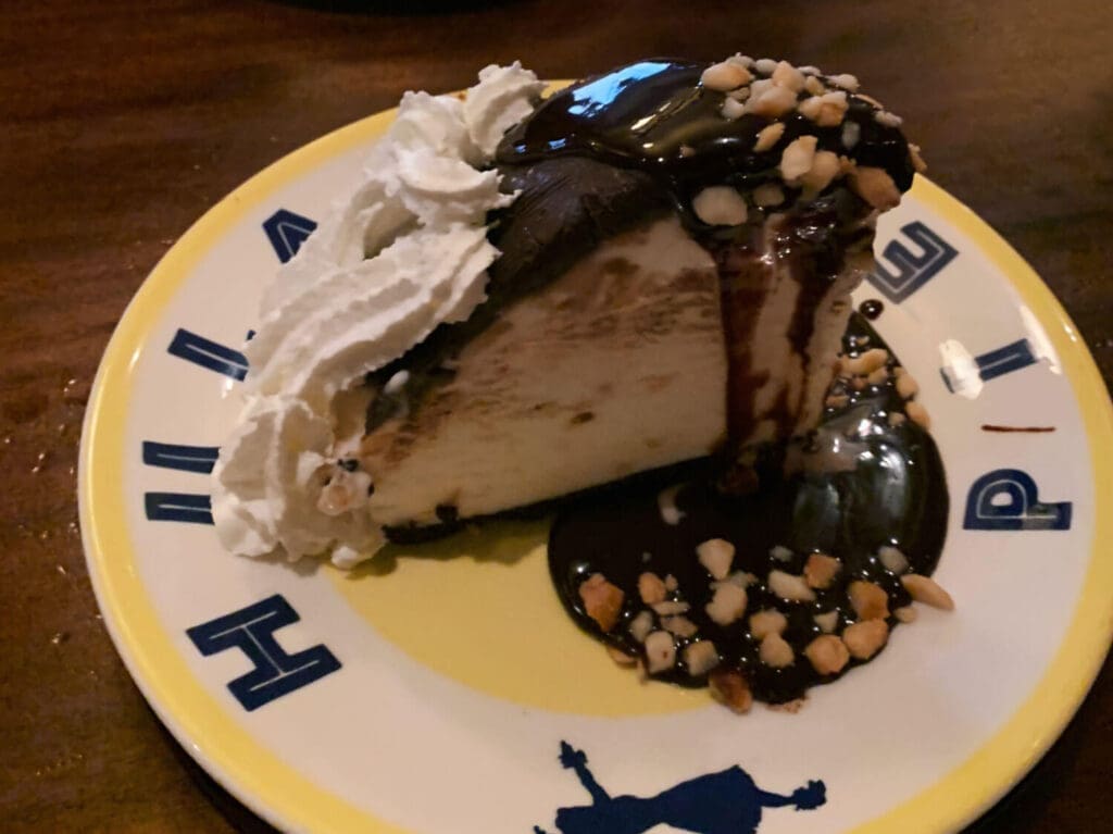 A chocolate macadamia cake at Duke's Waikiki