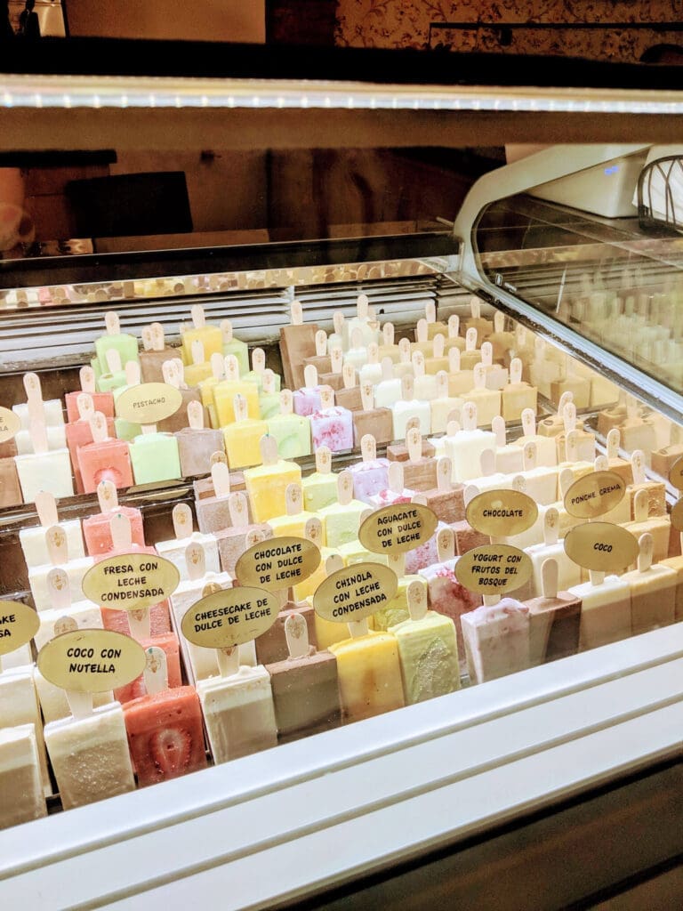 Paleta popsicles in Bajo Cero