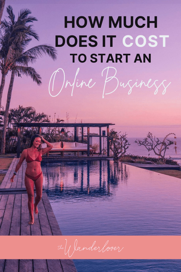 How much does it cost to start an online business?