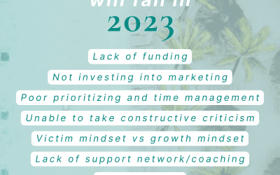 10 Reasons Why Most Entrepreneurs Will Fail in 2023
