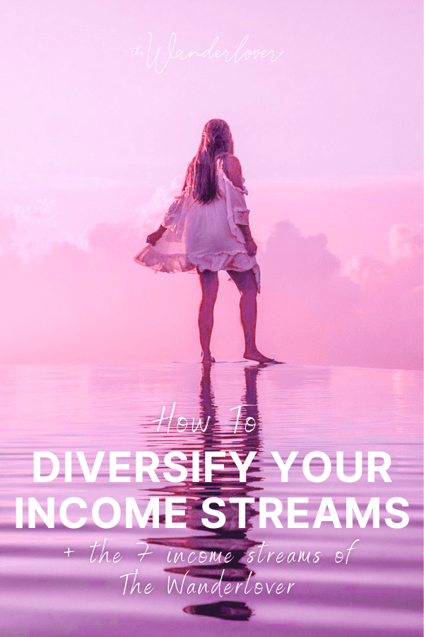 Diversify Income Streams Within Your Online Business (And a look into ones at The Wanderlover)!