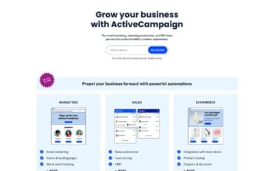 My Top 5 Reasons You Should Use ActiveCampaign in Your Business