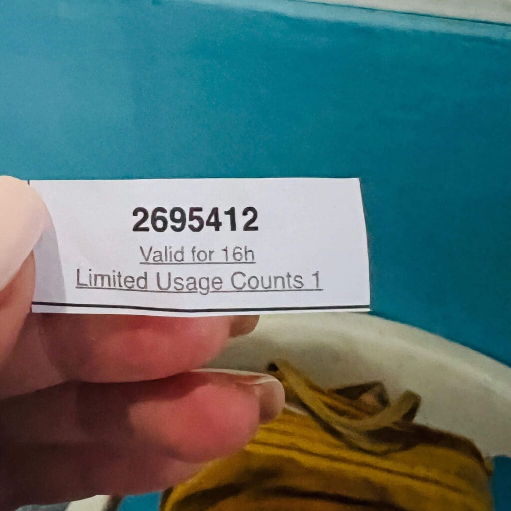 Wifi code for a local homestay