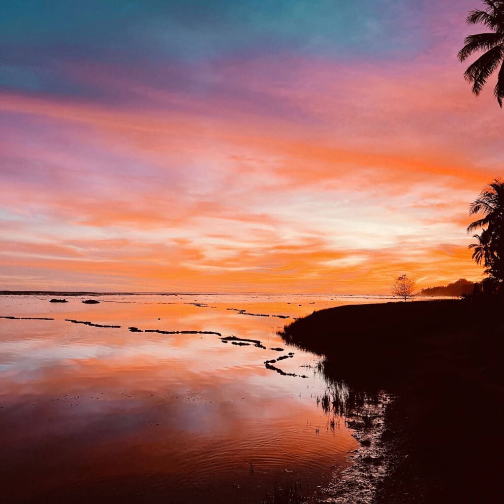 Sunset at Sorake Beach