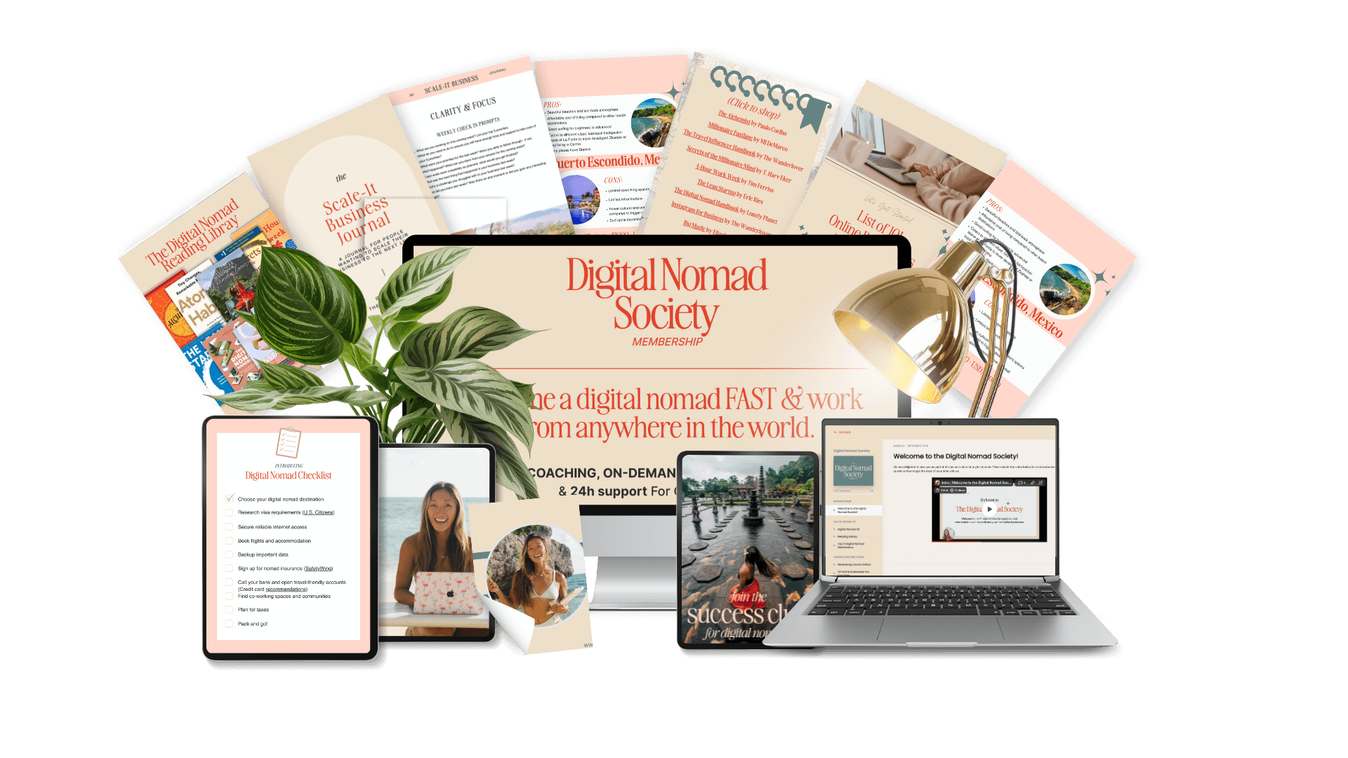 Digital Nomad Society Mockup