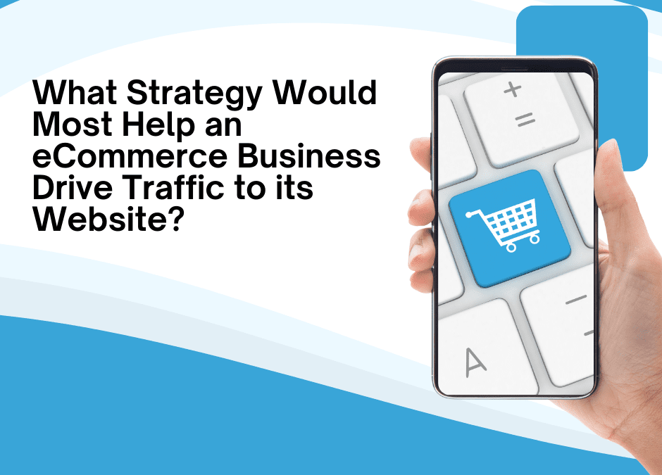 What Strategy Would Most Help an eCommerce Business Drive Traffic to its Website?