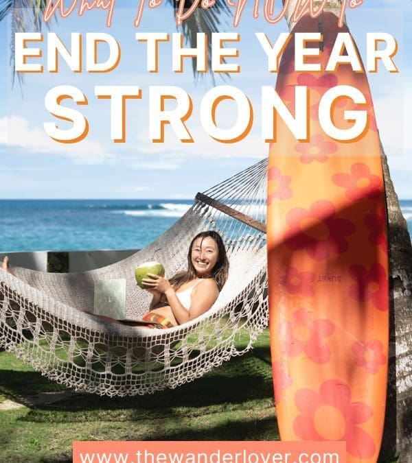 What to Do NOW to End the Year Strong!